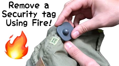 how to remove security tags